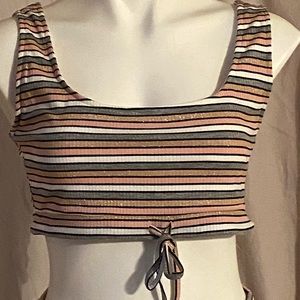 Crop top part of a skirt set ...